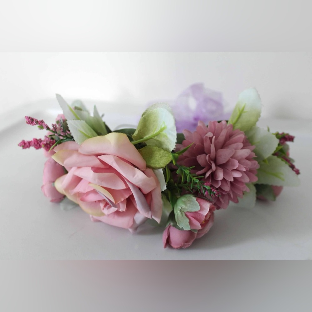 Handmade flower crown